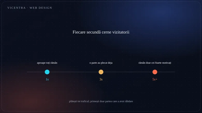 Viteza site-ului: factura invizibilă pe care o plătești în clienți